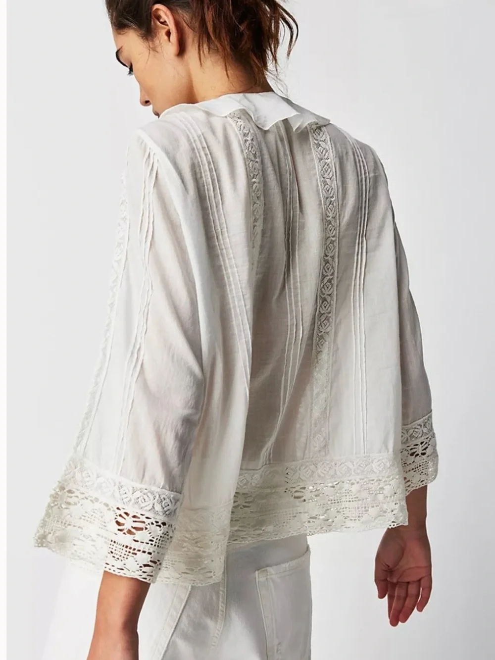 Free People Chante Ruffle Top - Picture 2 of 10
